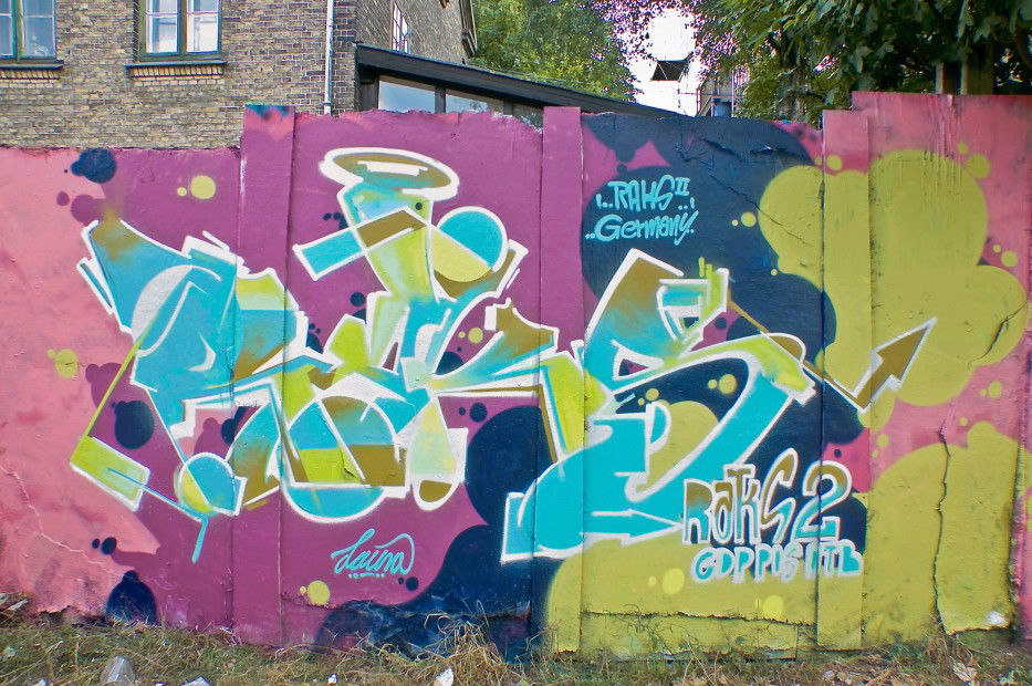 Graffiti Wall - Photo by Raks2 - Raks2, Otb, Gdp (2013)