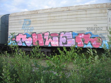 Graffiti Train - Photo by Raler