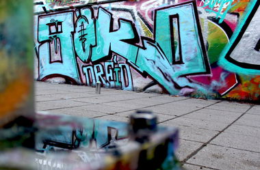 Graffiti Wall - Photo by RalfFett - Sako, DREID, Cautz (2015)