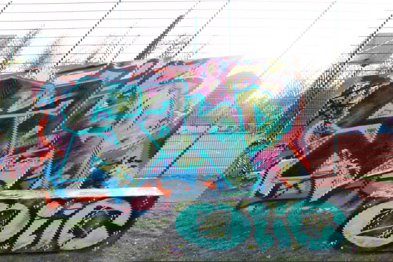 Graffiti Wall - Photo by RalfFett - SAKO, DreiD, OLIC (2015)