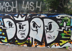 Graffiti Wall - Photo by Ramazzotti - rom, graffiti, quickone