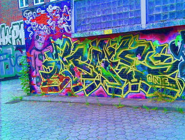 Graffiti Wall - Photo by Rames - kos, brd