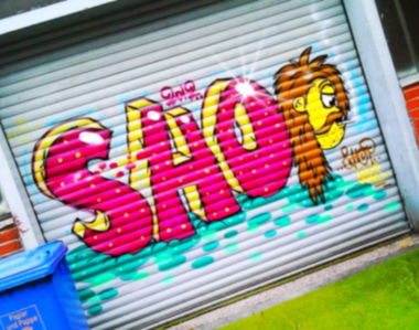 Graffiti Wall - Photo by Rames - shop, jbcb