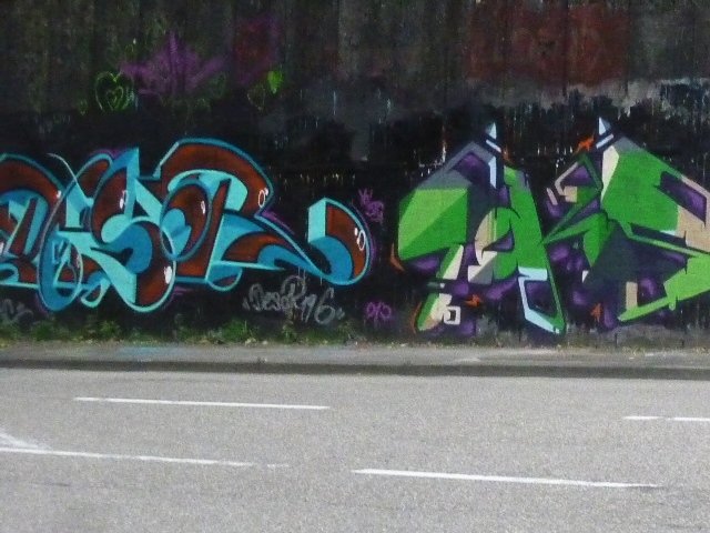 Graffiti Wall in Pirmasens - Photo by Rames - desor, toks