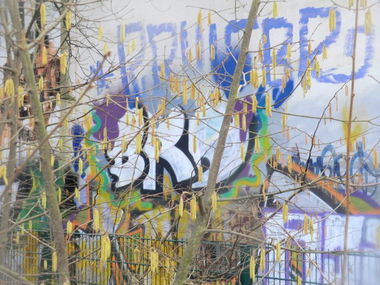 Graffiti Bombing in Hamburg - Photo by Rames - brd