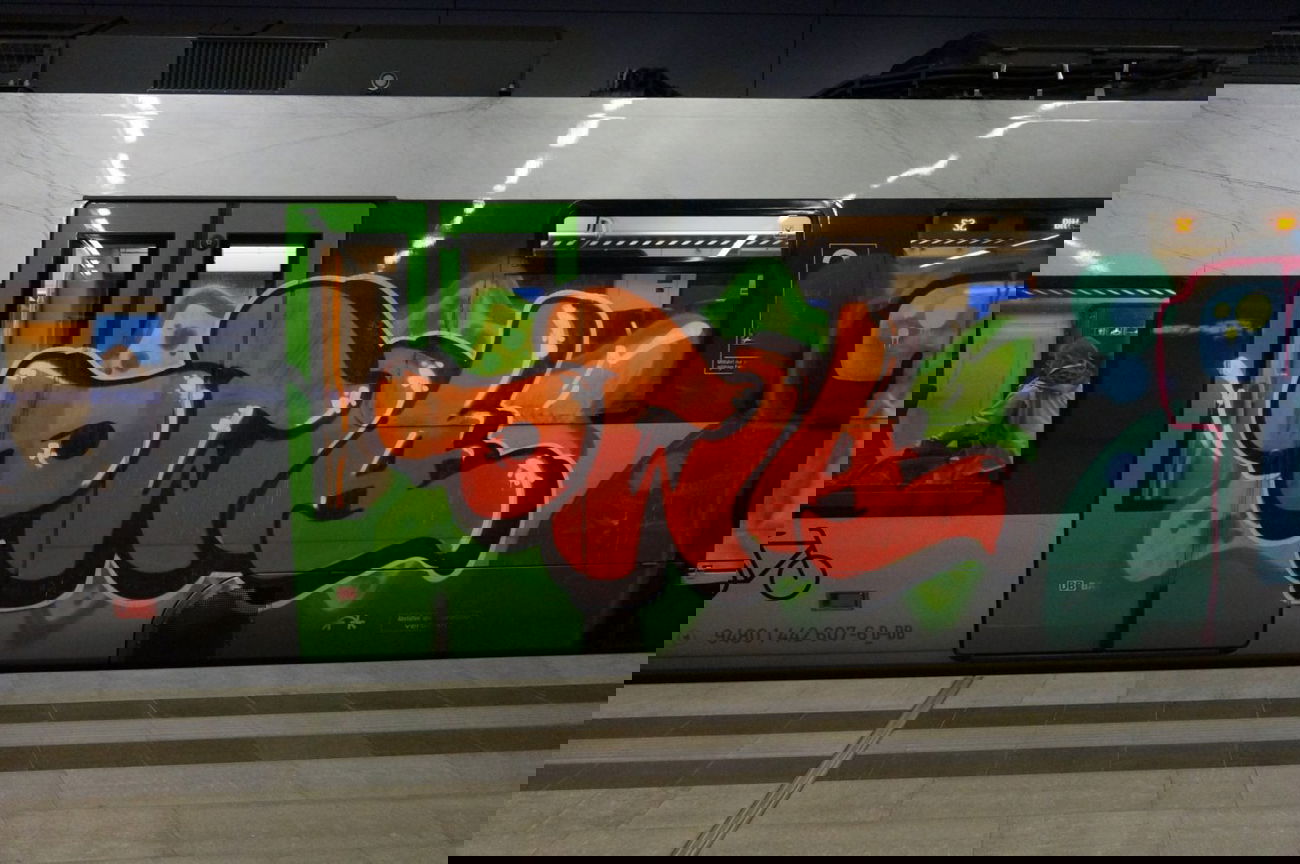 Graffiti Train in Leipzig - Photo by Rango