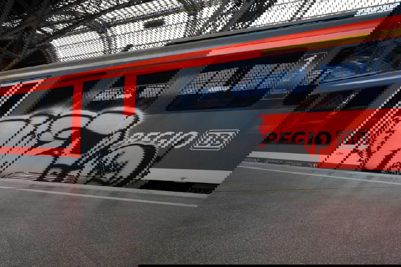 Graffiti Train in Leipzig - Photo by Rango