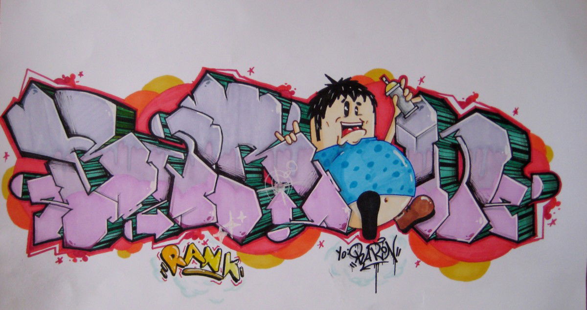 Graffiti Sketch in Diyarbak?r - Photo by Ranko - Rank, Wiper, Sketch
