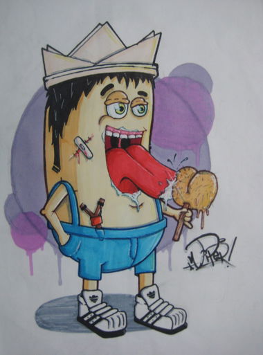 Graffiti Sketch in Diyarbak?r - Photo by Ranko - Rank, Wiper, Sketch