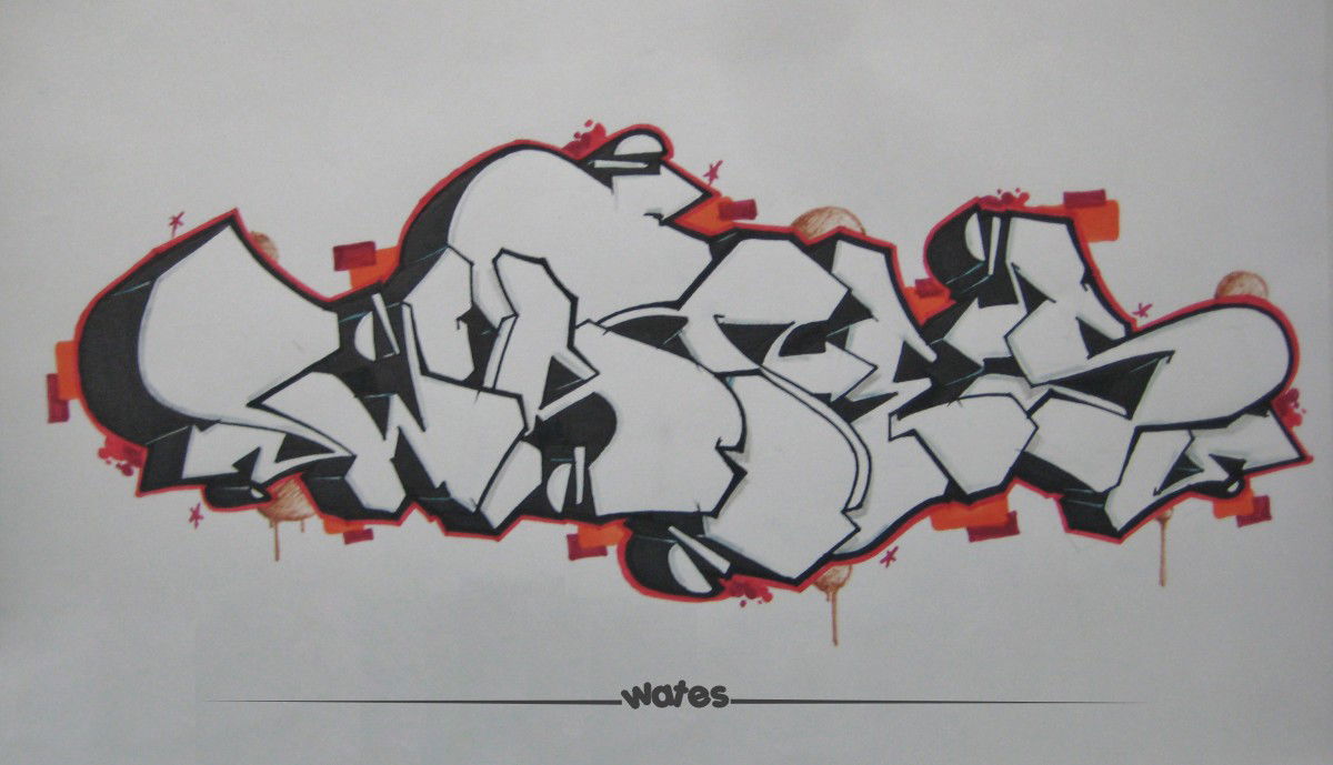 Graffiti Sketch in Diyarbak?r - Photo by Ranko - Rank, Wiper, Sketch