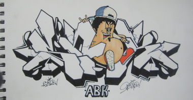 Graffiti Sketch - Photo by Ranko - Snok, Rank, Rankus (2014)