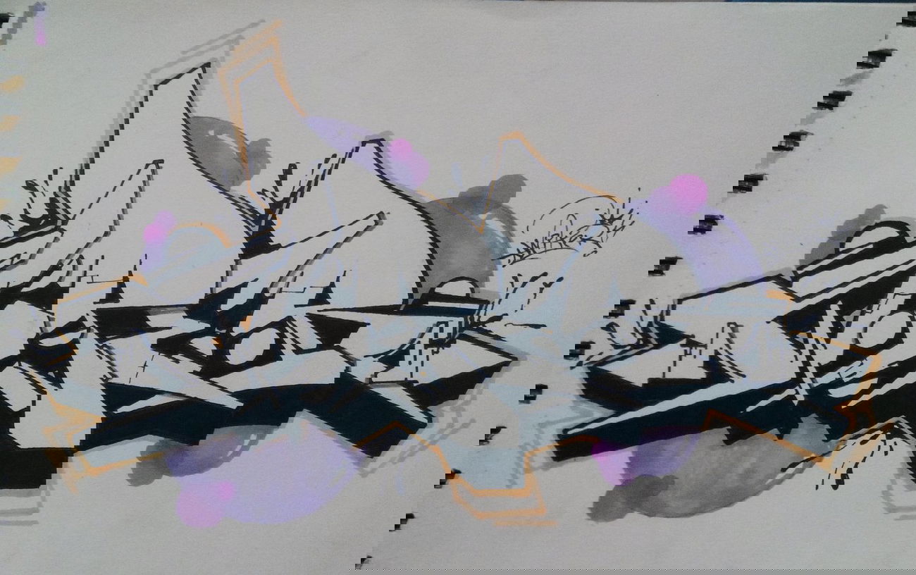 Graffiti Sketch - Photo by Ranko - Wiper, Rank, Rankus (2014)