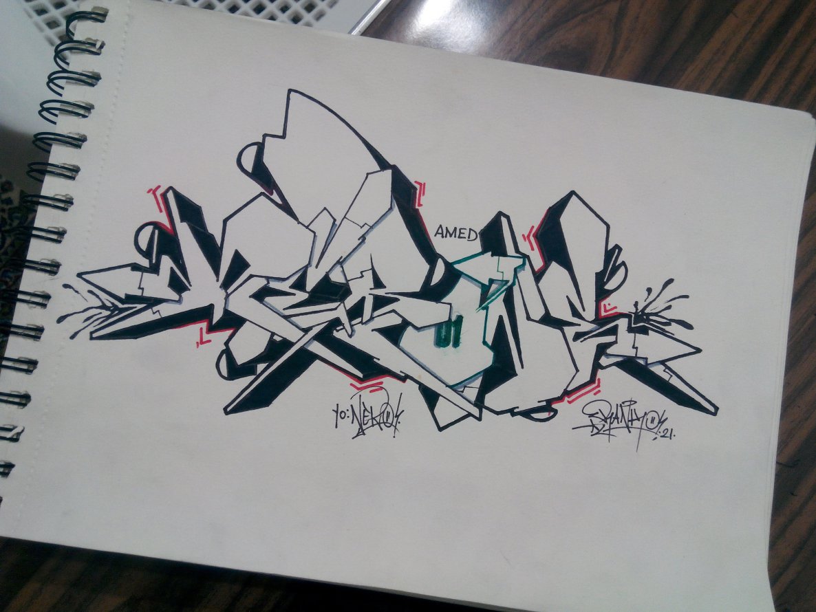 Graffiti Sketch - Photo by Ranko - Rank, Wiper, Ranko (2014)