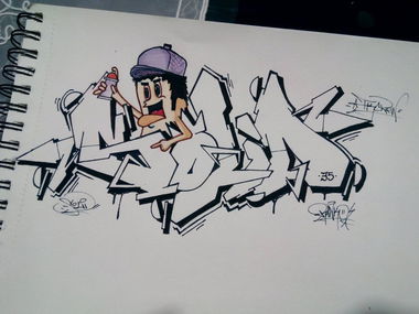 Graffiti Sketch - Photo by Ranko - Solid, Rank, Rankus (2014)