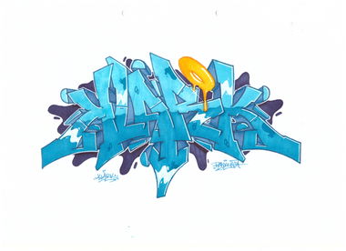 Graffiti Sketch - Photo by Ranko - wiper, rank, sketch