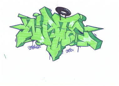 Graffiti Wall - Photo by Ranko - wiper, rank, sketch