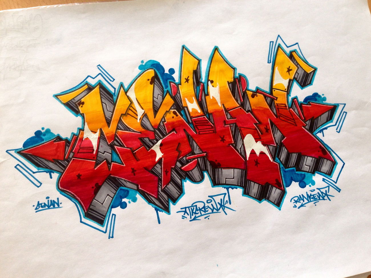 Graffiti Sketch - Photo by Ranko (2017)