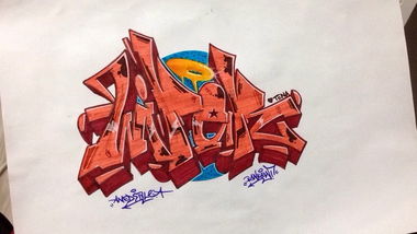 Graffiti Sketch - Photo by Ranko - amed, wiper, rank (2017)