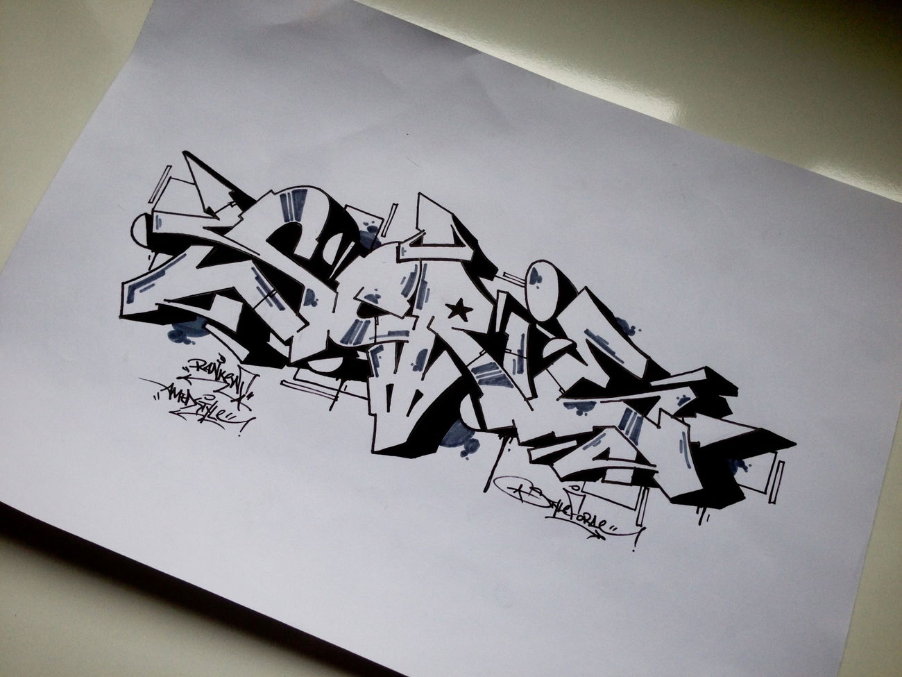 Graffiti Sketch - Photo by Ranko - style, rank, ranko (2017)