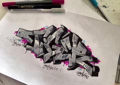 Graffiti Sketch - Photo by Ranko - style, rank, ranko (2017)