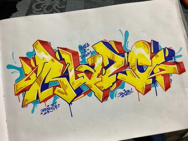 Graffiti Sketch - Photo by Ranko - wiper, rank, sketch