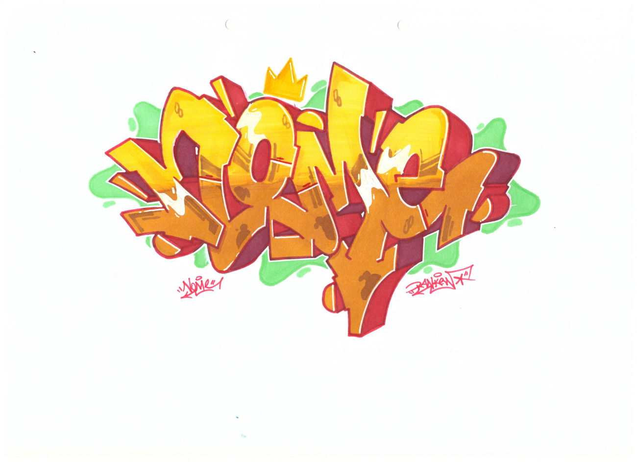 Graffiti Wall - Photo by Ranko - wiper, rank, sketch