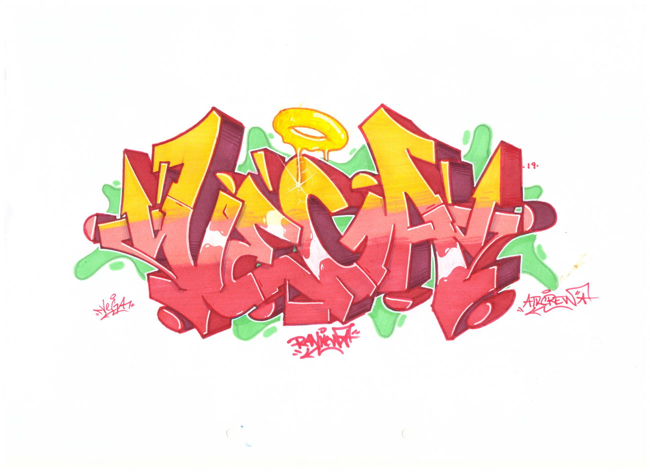 Graffiti Sketch - Photo by Ranko - wiper, rank, sketch