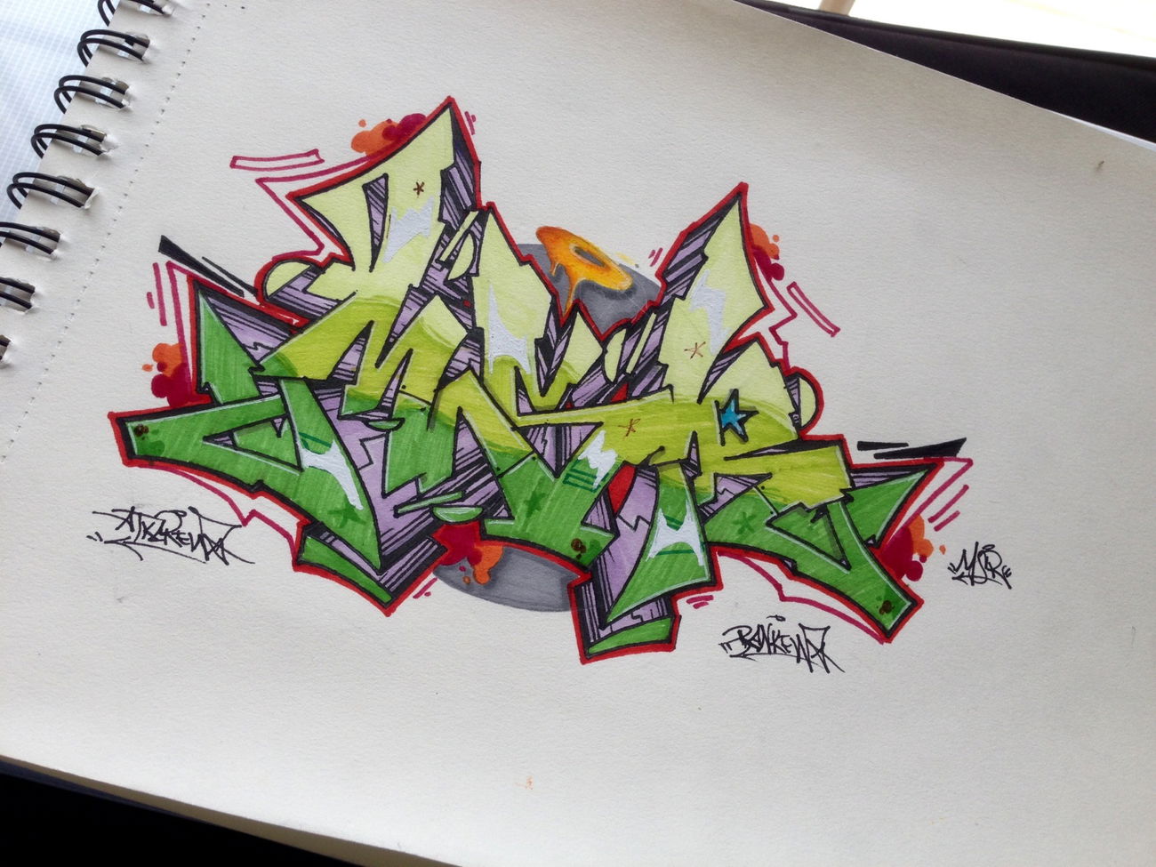 Graffiti Sketch - Photo by Ranko - rank, graffiti, exchange (2016)