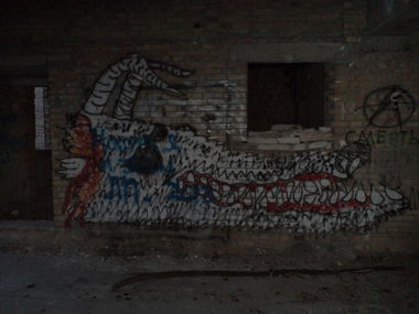 Graffiti Wall in Kyiv - Photo by Raphael - pk, poplavok, coconut (2013)