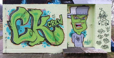 Graffiti Wall in Neukloster - Photo by RaseTwo - CK, RaseTwo (2014)