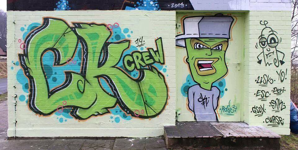 Graffiti Wall in Neukloster - Photo by RaseTwo - CK, RaseTwo (2014)