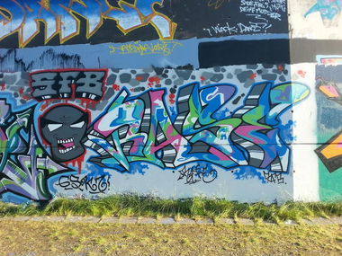 Graffiti Wall - Photo by RaseTwo - Rase2, SFB, GZKS (2014)