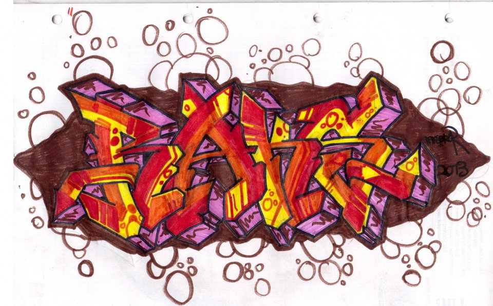 Graffiti Sketch - Photo by RaskOne88