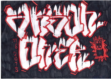 Graffiti Sketch - Photo by RaskOne88