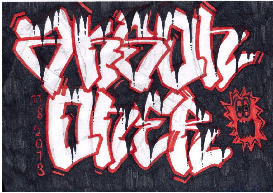 Graffiti Sketch - Photo by RaskOne88