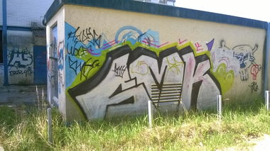 Graffiti Bombing - Photo by Rastrf - smk, rf