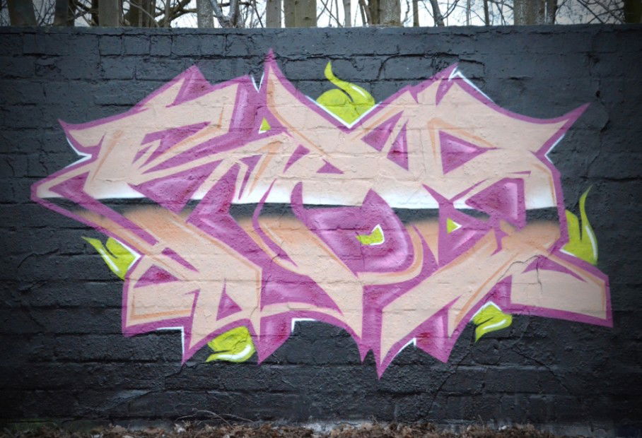 Graffiti Wall in Dortmund - Photo by Rats_Pkr - Ras, Rats, Poker (2013)
