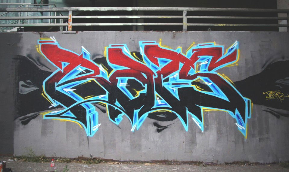 Graffiti Wall in Bochum - Photo by Rats_Pkr - Rats, Poker, Bochum (2013)