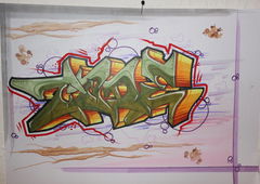 Graffiti Bombing in Equatorial Guinea - Photo by RaveDave - Hurensohnologie (2020)