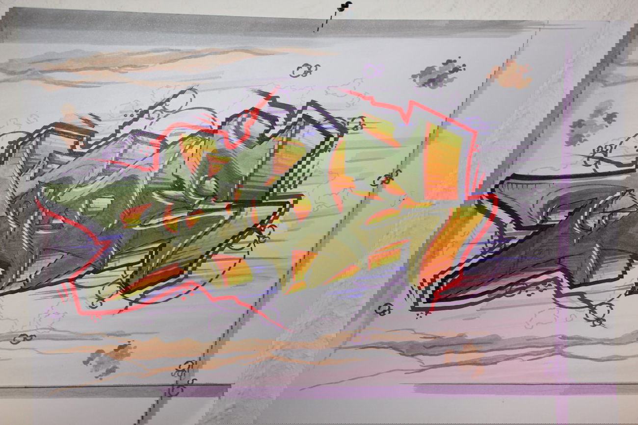 Graffiti Bombing in Equatorial Guinea - Photo by RaveDave - Hurensohnologie (2020)