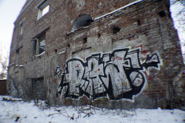 Graffiti Bombing in Tula - Photo by RayOne - rayone, winter, aznob (2012)