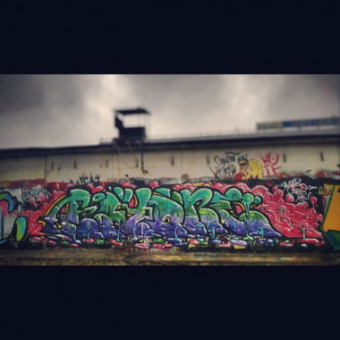 Graffiti Wall in Tula - Photo by RayOne - rayone, aznobcrew, aznobcrew (2013)