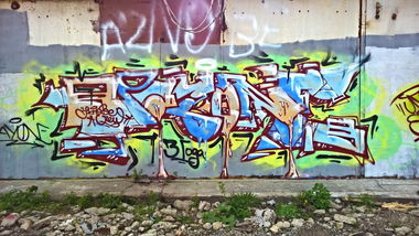 Graffiti Wall in Tula - Photo by RayOne (2015)