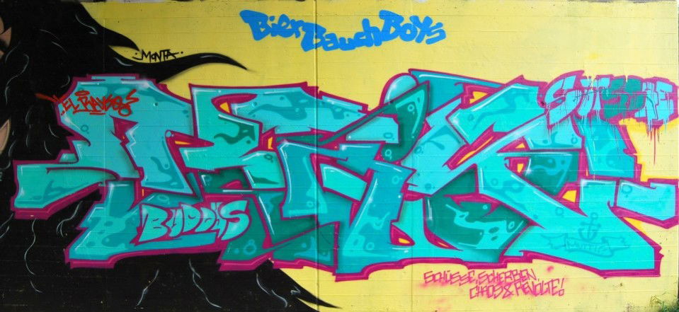Graffiti Wall in Bad Vilbel - Photo by Rays - rays, super, crew
