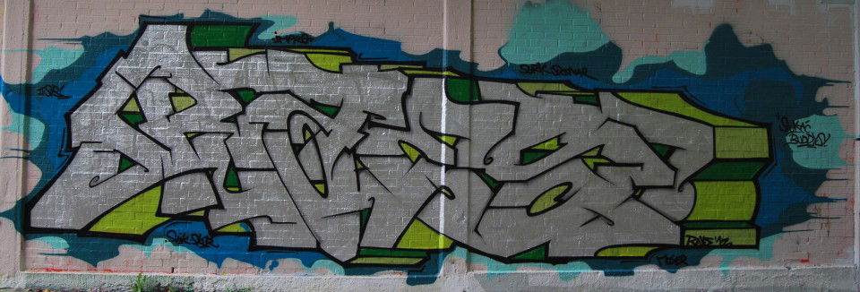 Graffiti Wall in Bad Vilbel - Photo by Rays - rays, buddys, super (2012)