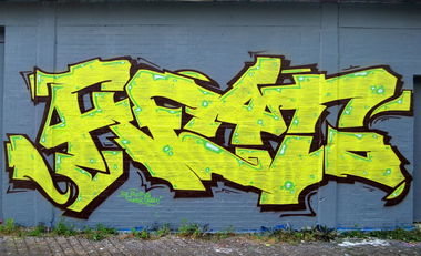 Graffiti Wall in Bad Vilbel - Photo by Rays - Rays, Super, Crew (2013)