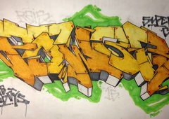 Graffiti Wall - Photo by Rays - rays, buddys, sc (2015)