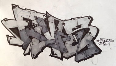 Graffiti Sketch - Photo by Rays