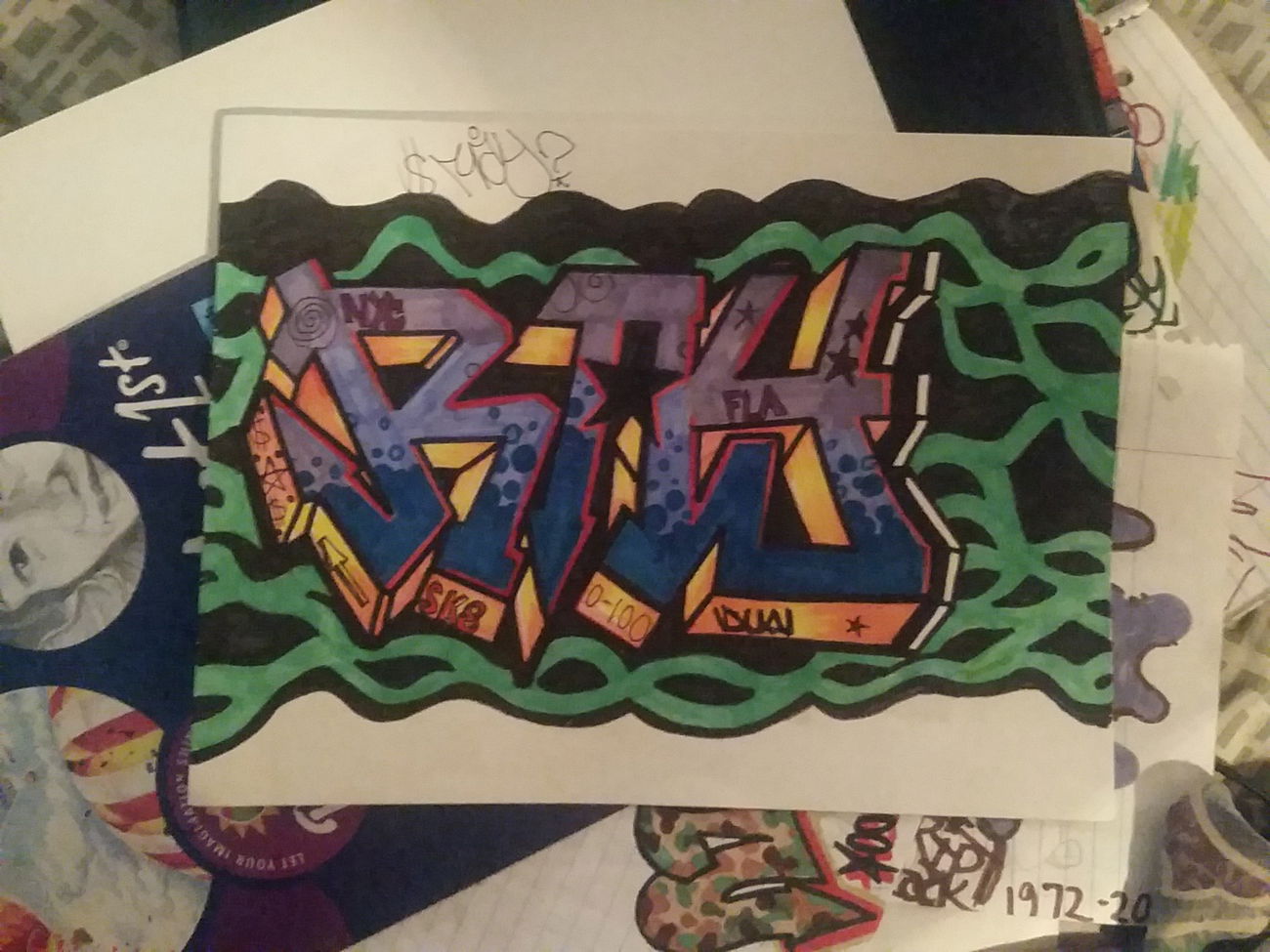 Graffiti Sketch - Photo by Rayznycdun - Ray