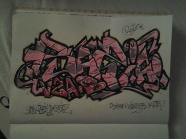 Graffiti Sketch - Photo by Razional - RAZIA, DITC, VZA (1998)